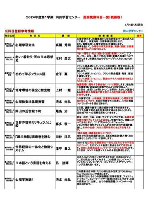 2024-1 岡山学習センター　面接授業科目一覧（概要）.jpg